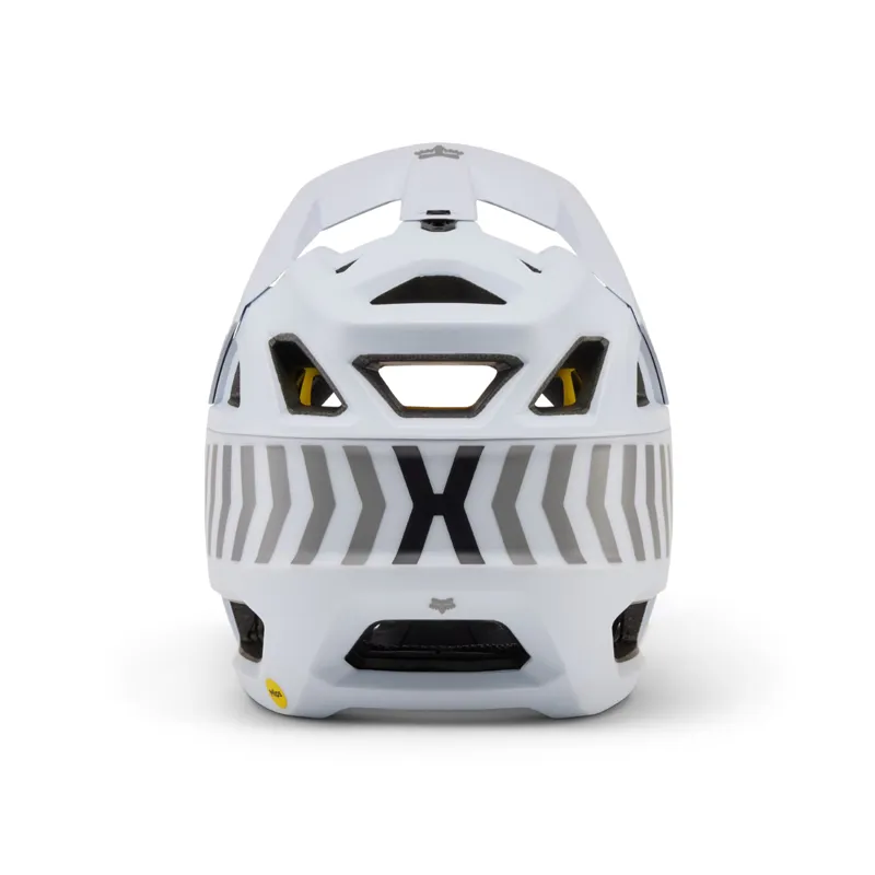 Fox Proframe Full Face Youth MTB Helmet Race Energy OS White-3